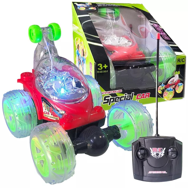 Auto Control Remoto Acrobatico LED - ¡El Regalo Perfecto para el día del niño!