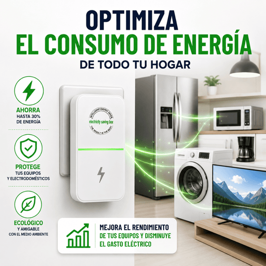 Ahorrador de energia a corriente - Optimiza el uso de energía y ayuda a disminuir tu factura