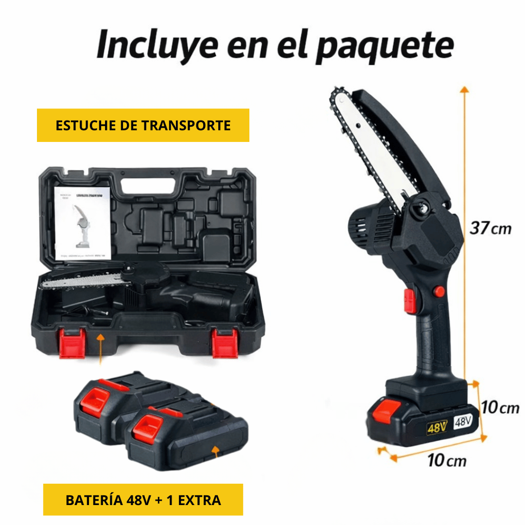 Kit Mini Sierra Inalámbrica - Poda tu jardín con una herramienta ligera y fácil de usar
