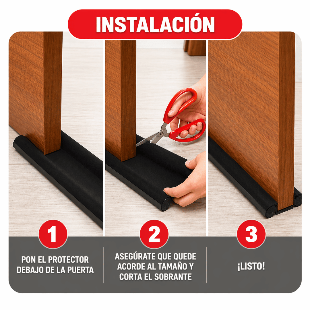 ¡Promo 3x1 Aislante de Puertas! - Reduce el frío en casa con una solución simple y efectiva