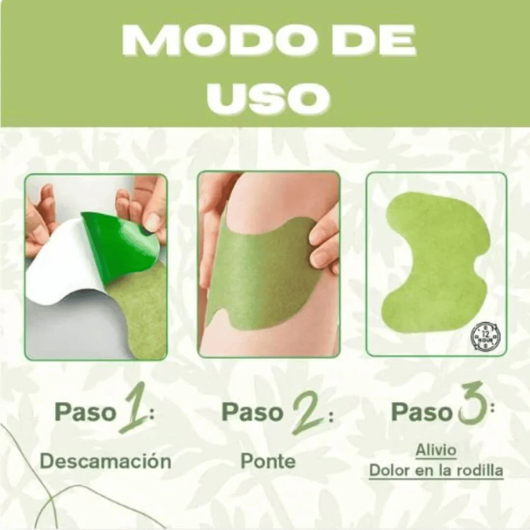 ¡Pack 3x1 30 Parches Alivio Dolor Rodillas! - Ayuda a disminuir la molestia de rodilla en tu rutina diaria