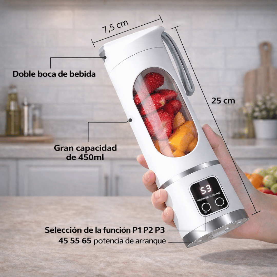 SmartBlend - Prepara jugos y smoothies frescos fácilmente estés donde estés