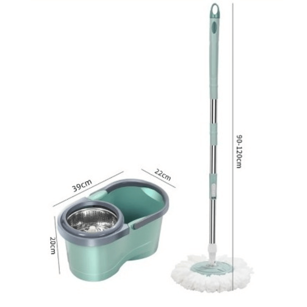 ¡Promo Balde con Mopa Giratoria 360 + 2 Mopas extra de regalo 🎁!