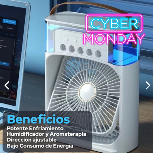 Mini Aire Acondicionado Humidificador ¡Oferta exclusiva Cyber Monday!