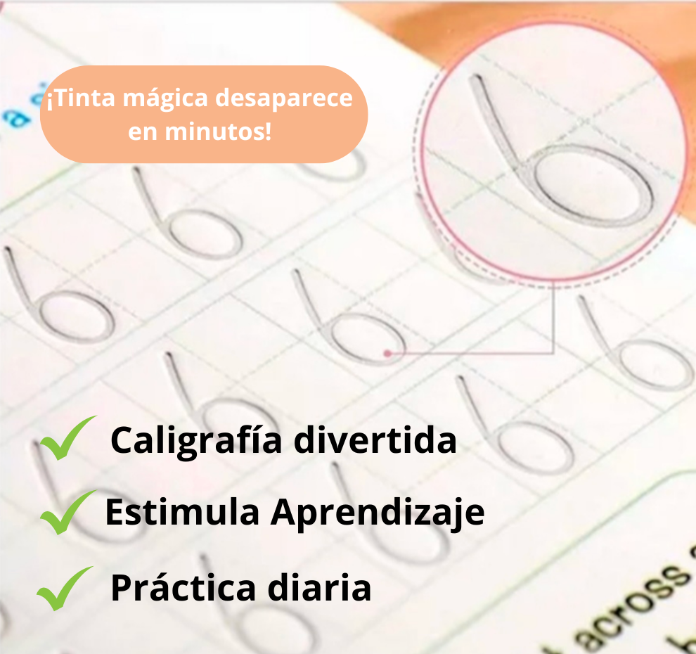 Set 4 Cuadernos Mágicos Infantil Montessori - ¡Oferta exclusiva Cyber Monday!