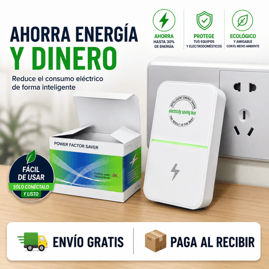 Ahorrador de energia a corriente - Optimiza el uso de energía y ayuda a disminuir tu factura