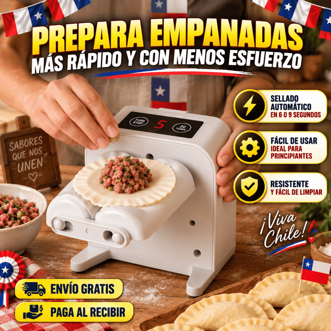 Maquina Mini Empanadas Eléctrica - Prepara empanadas de forma rápida, fácil y uniforme