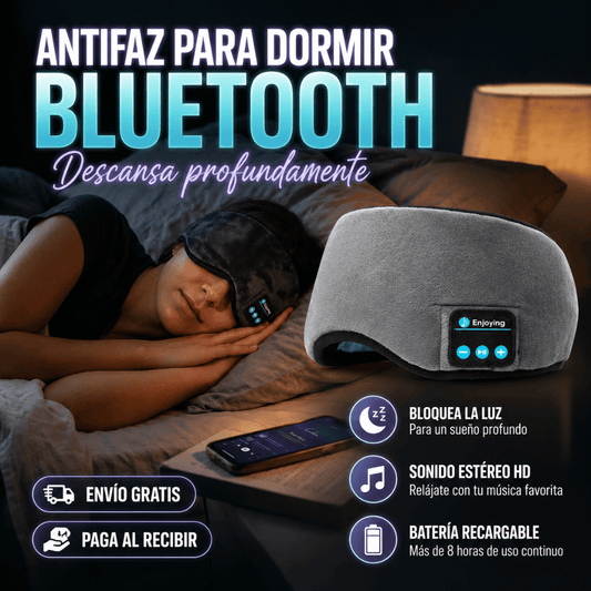 Antifaz Para Dormir con Bluetooth - Relájate y descansa mejor con sonido envolvente