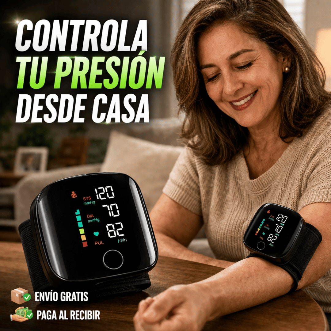 Tensiómetro Digital - Monitorea tu presión diaria sin salir de casa y con total comodidad