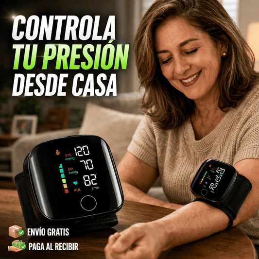 Tensiómetro Digital - Monitorea tu presión diaria sin salir de casa y con total comodidad
