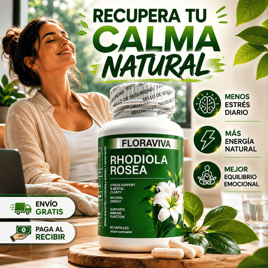 Rhodiola Rosea 60 Cápsulas - Ayuda a mantener la calma y el equilibrio emocional
