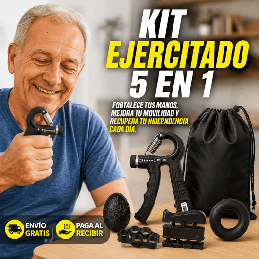 Kit Ejercitador 5 en 1 - Recupera la fuerza y movilidad para realizar tareas cotidianas