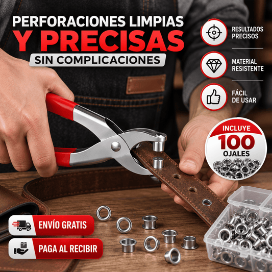 Perforador de Ojales para Broches y Botones - Realiza perforaciones precisas de manera rápida y sencilla