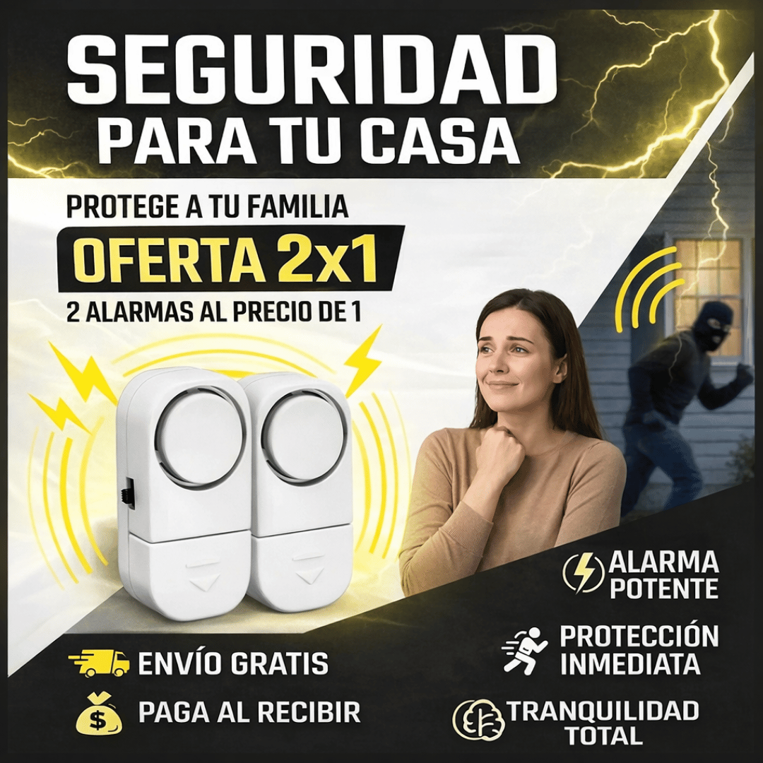 ¡Promo 2x1 Alarma Hogar! - Seguridad rápida y económica para tu hogar en minutos