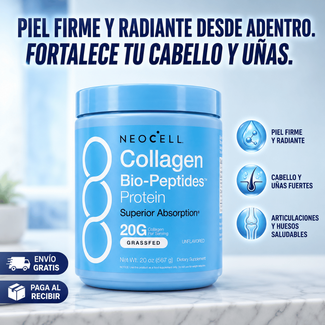 Neocell™ Colageno - Fortalece tu piel, cabello y uñas con cada porción