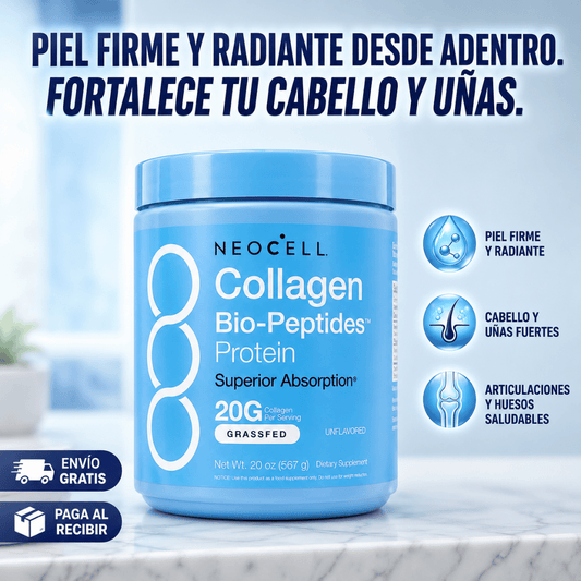Neocell™ Colageno - Fortalece tu piel, cabello y uñas con cada porción