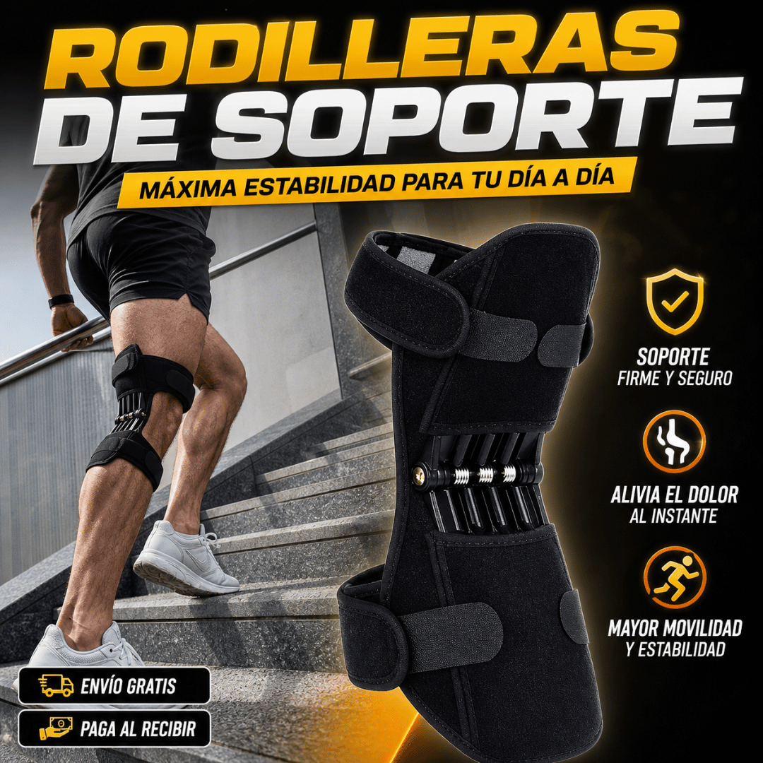 Rodillera de Soporte - Soporte firme que reduce el dolor al caminar