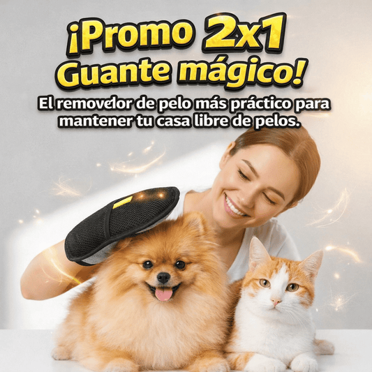¡Promo 2x1 Guante Mágico! - Mantén Sofás y Ropa Libres de Pelo Fácilmente