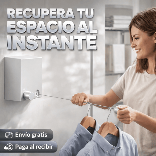 HomeRetract - Más orden para secar ropa en espacios pequeños