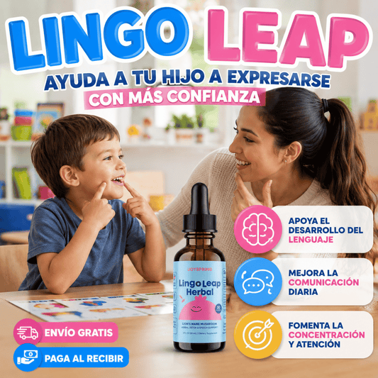 Lingo Leap™ 30ml - Ayuda a fortalecer las habilidades de expresión desde pequeños