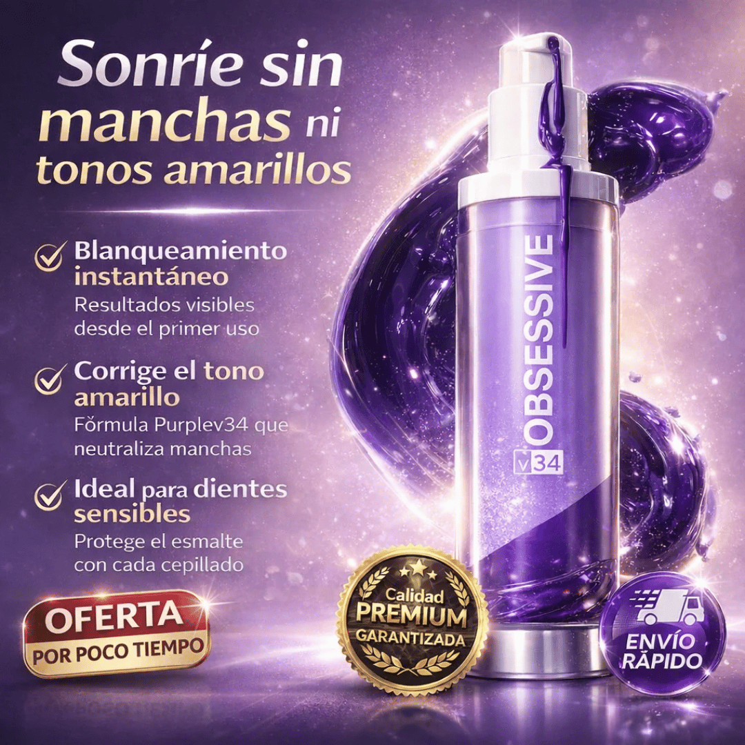 Pasta Dental Blanqueadora Obssesive - Mantén una sonrisa más brillante con una rutina simple y práctica