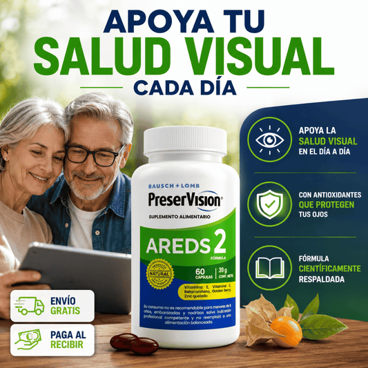 PreserVision AREDS 2 60 Cápsulas - Fórmula avanzada para el cuidado de tus ojos