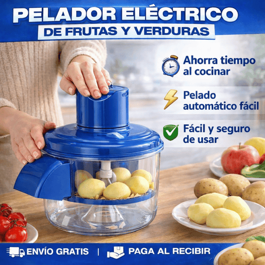 Pelador Eléctrico De Frutas y Verduras - Reduce tu tiempo en cocina con pelado automático