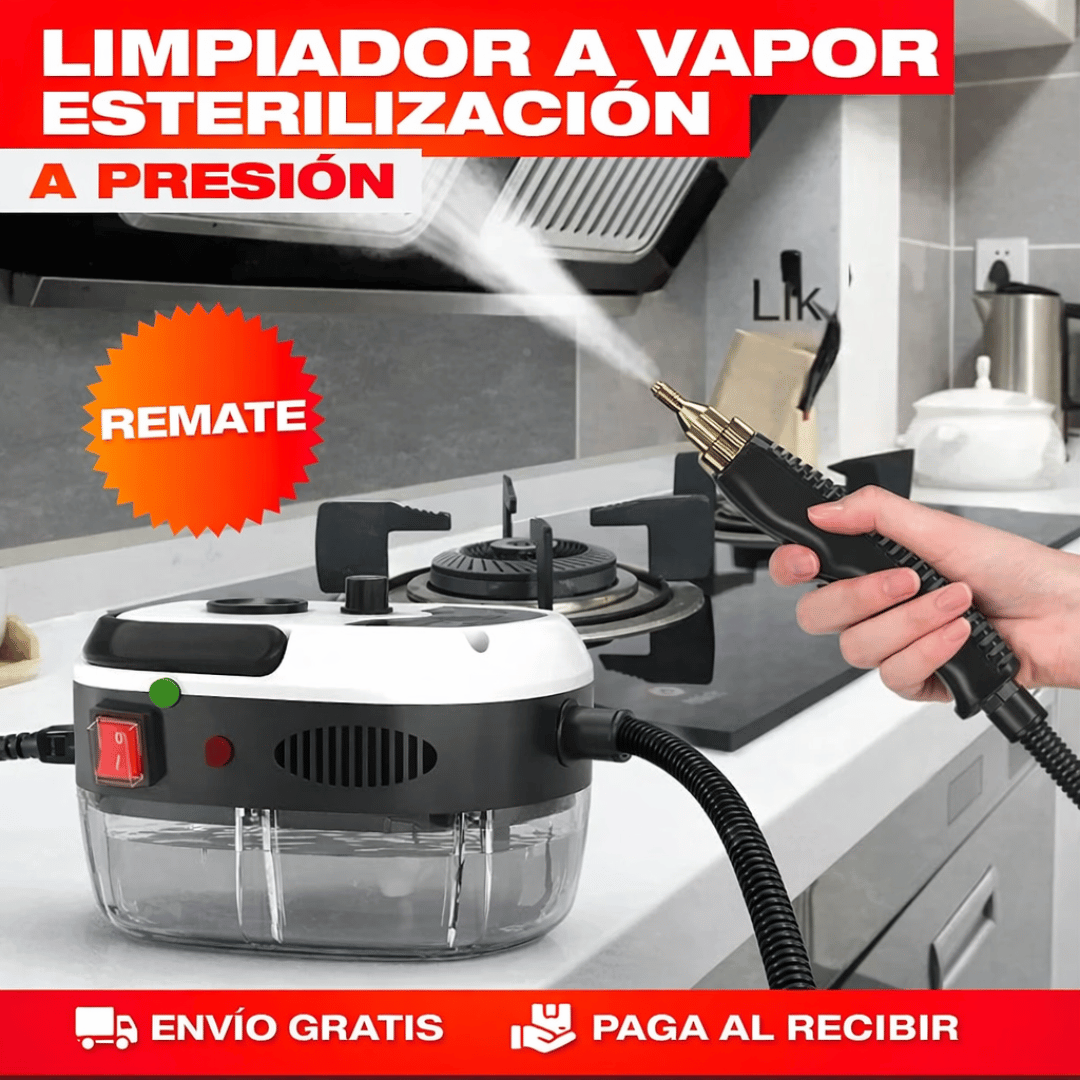 Limpiador A Vapor Presión - Limpieza profunda sin químicos en minutos