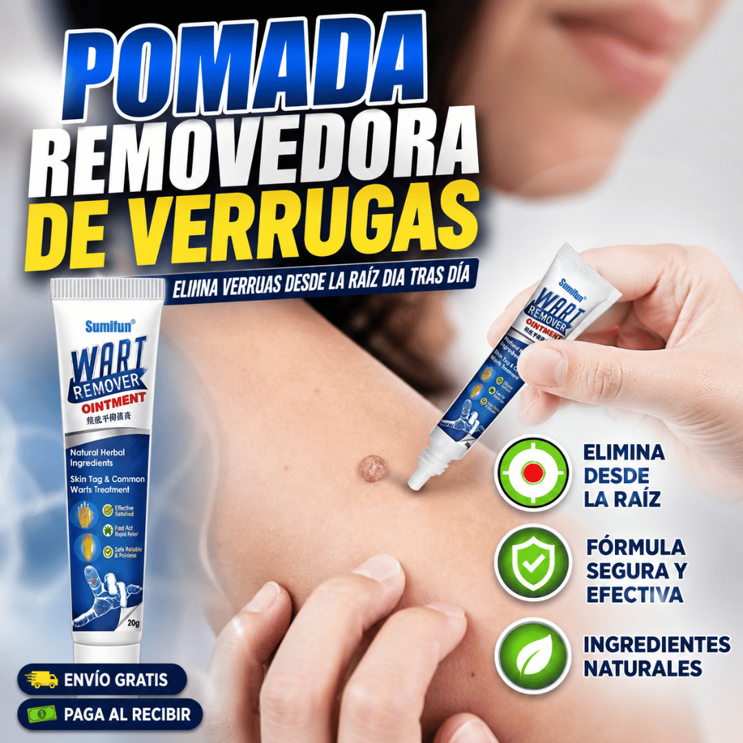 Pomada Wart Remover Sumifun 20g - Remueve verrugas desde la raíz de forma segura en casa