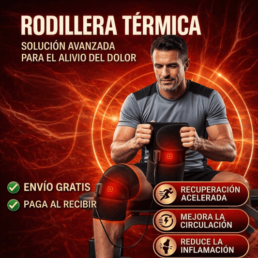 Rodillera Térmica - Calor terapéutico para tu rodilla en casa