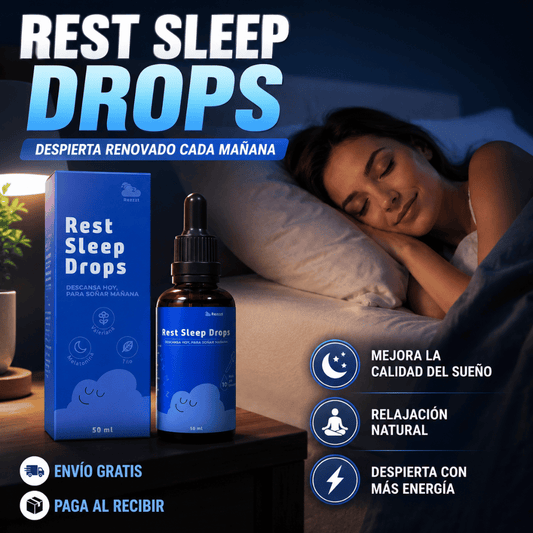 Rest Sleep Drops 50ml- Ayuda a conciliar el sueño y descansar mejor cada noche