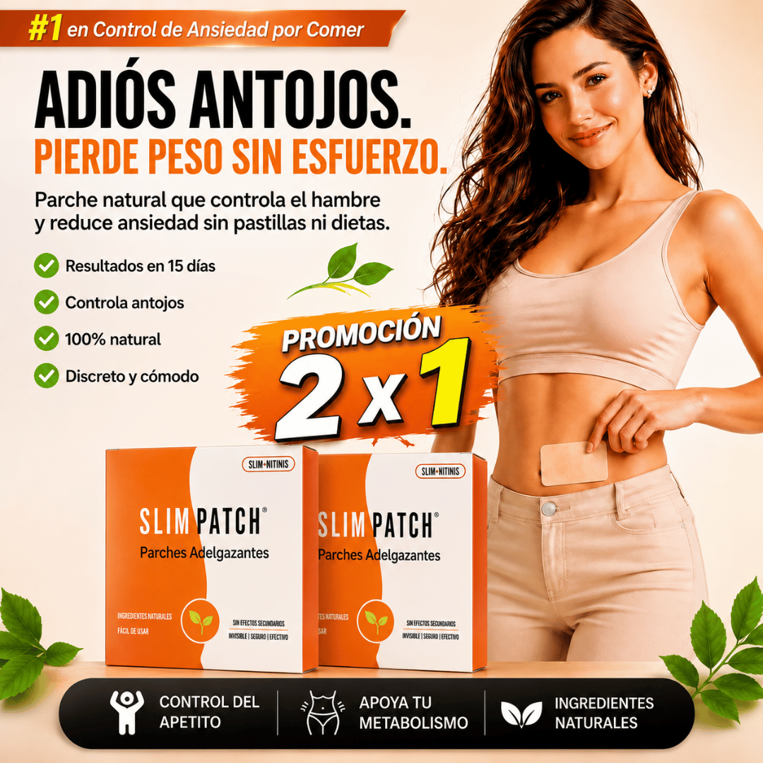 ¡Promo 2x1 SlimPatch™! - Apoya tu rutina para controlar el peso de forma práctica