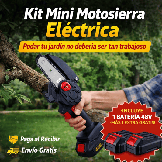 Kit Mini Sierra Inalámbrica - Poda tu jardín con una herramienta ligera y fácil de usar