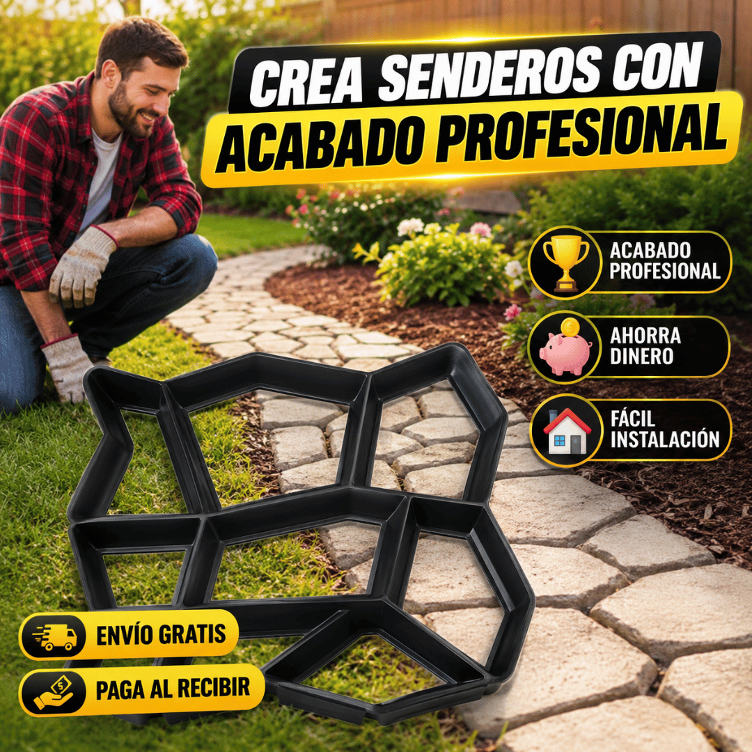 Molde De Cemento Para Caminos - Construye Senderos de Jardín como un Profesional