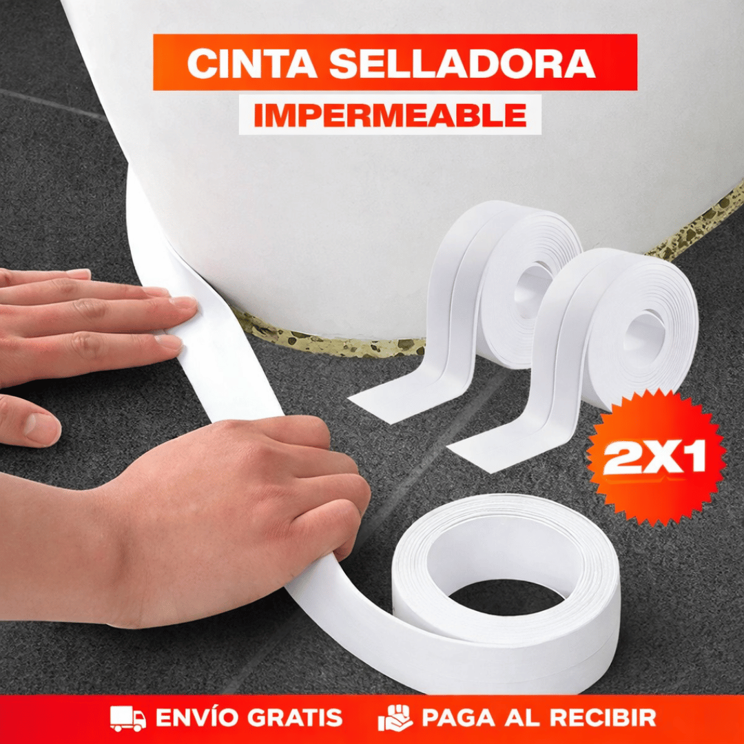 ¡Promo 2x1 Cinta Selladora Impermeable 3 Metros! - Protección impermeable inmediata contra agua y humedad