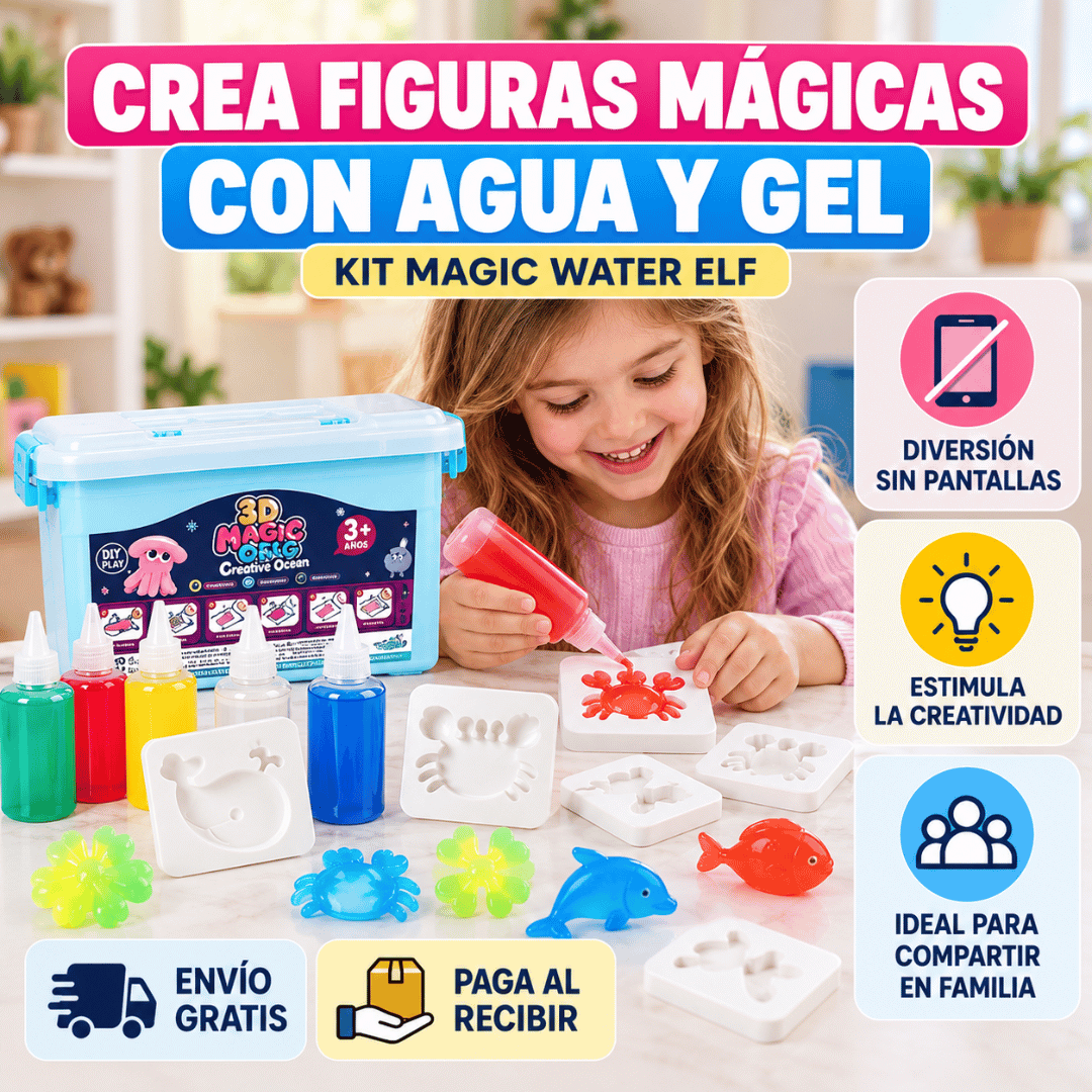 Kit Magic Water Elf - El juego creativo para que tus niños den vida a sus propias figuras