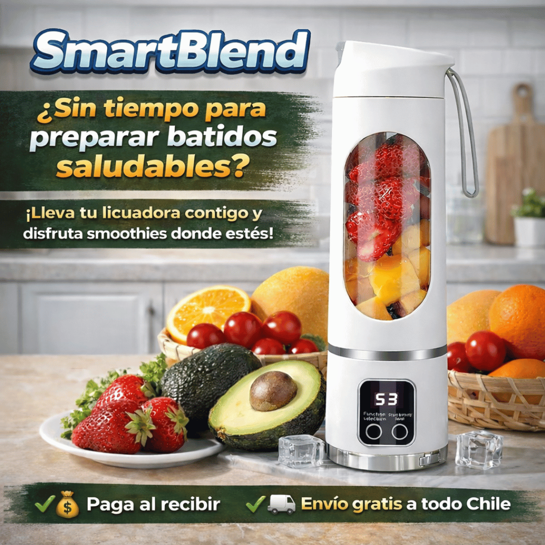 SmartBlend - Prepara jugos y smoothies frescos fácilmente estés donde estés