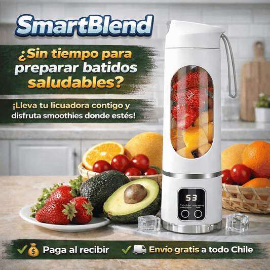 SmartBlend - Prepara jugos y smoothies frescos fácilmente estés donde estés
