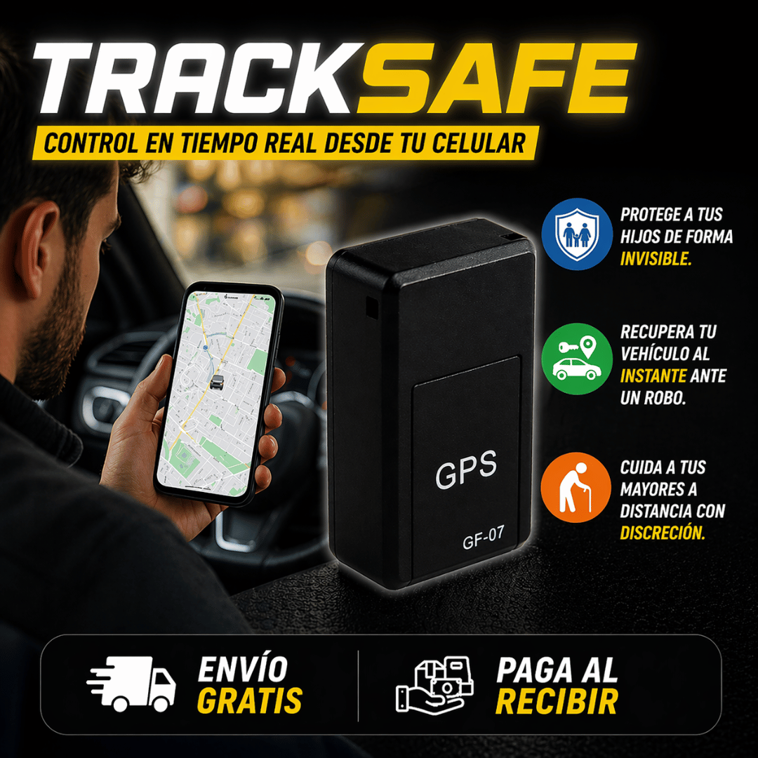 TrackSafe – Ubica en tiempo real y mantén el control de lo que más te importa