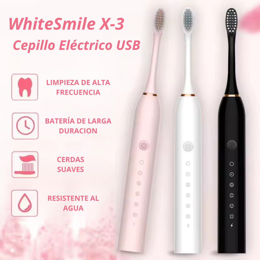 Cepillo Eléctrico WhiteSmile X-3 - ¡Sonrisa más limpia y uniforme!