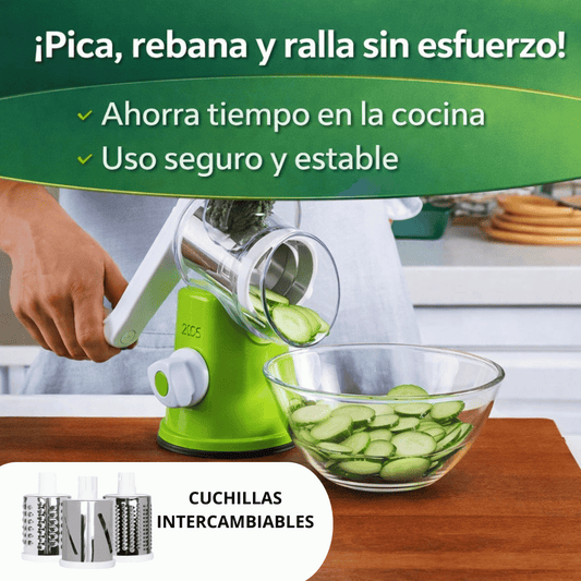 Supreme Slicer - ¡Cortador y Rallador Multifunciona!