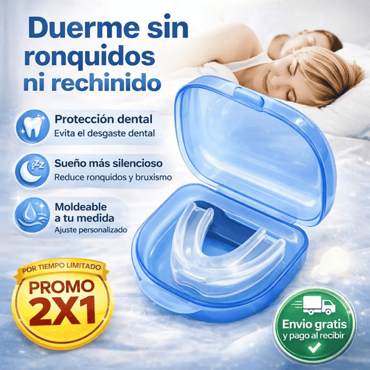¡Promo 2x1 Placa Anti Bruxismo! - Reduce los ronquidos y mejora el descanso en pareja cada noche