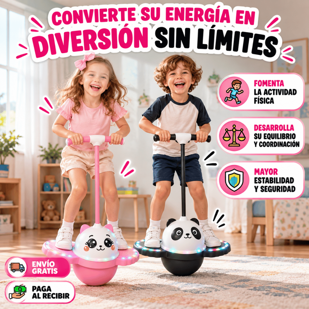 Juguete Pelota Saltarina - Más movimiento, equilibrio y diversión para niños