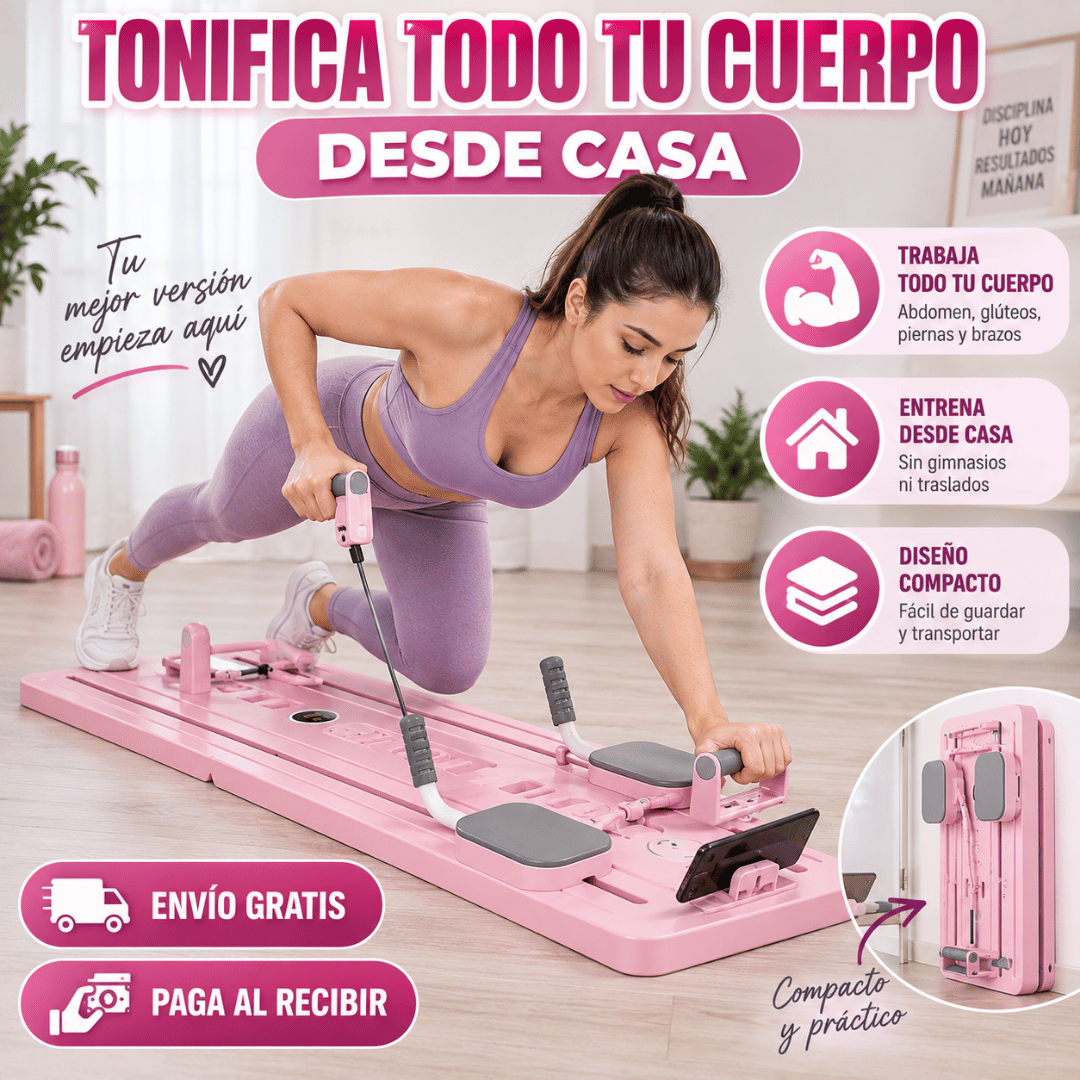 Maquina Ejercicio Multifuncional en Casa - Fortalece y tonifica múltiples zonas con un solo equipo