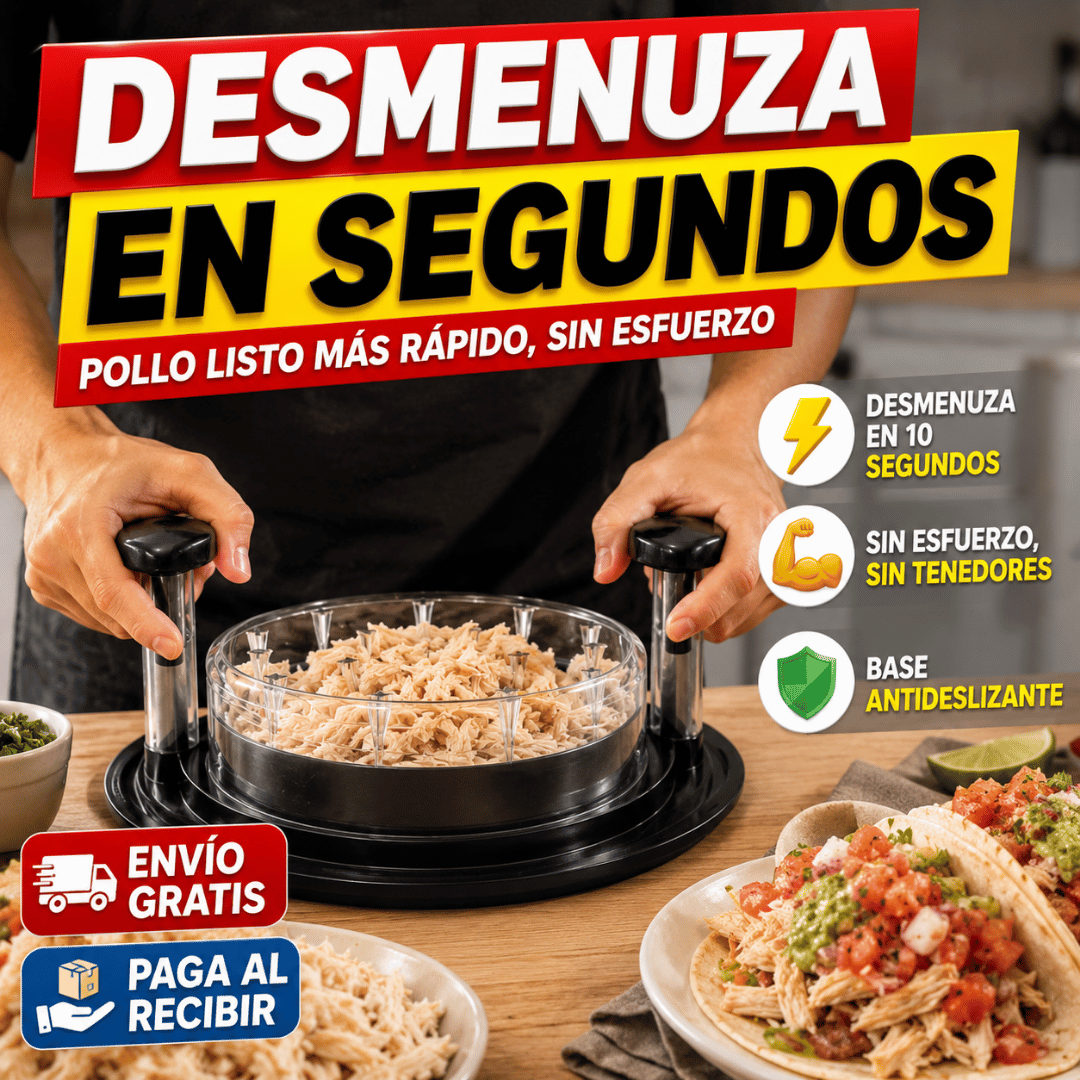 Desmenuzadora de Pollo Express - Desmenuza pollo de forma rápida y fácil