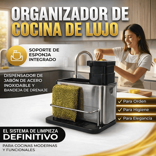 Dispensador/Organizador de Cocina Premium 2 en 1