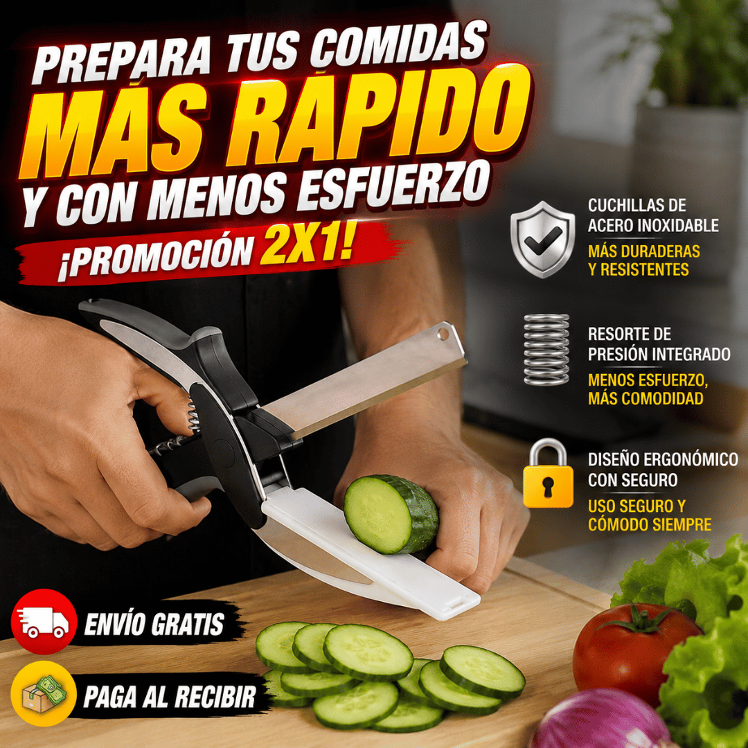 ¡Promo 2x1 Tijera de Cocina! - Prepara tus ingredientes de forma rápida, práctica y precisa