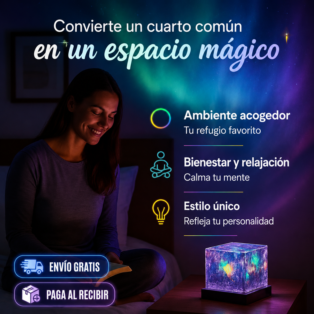 DreamyAurora - Transforma tus espacios en ambientes de relajación