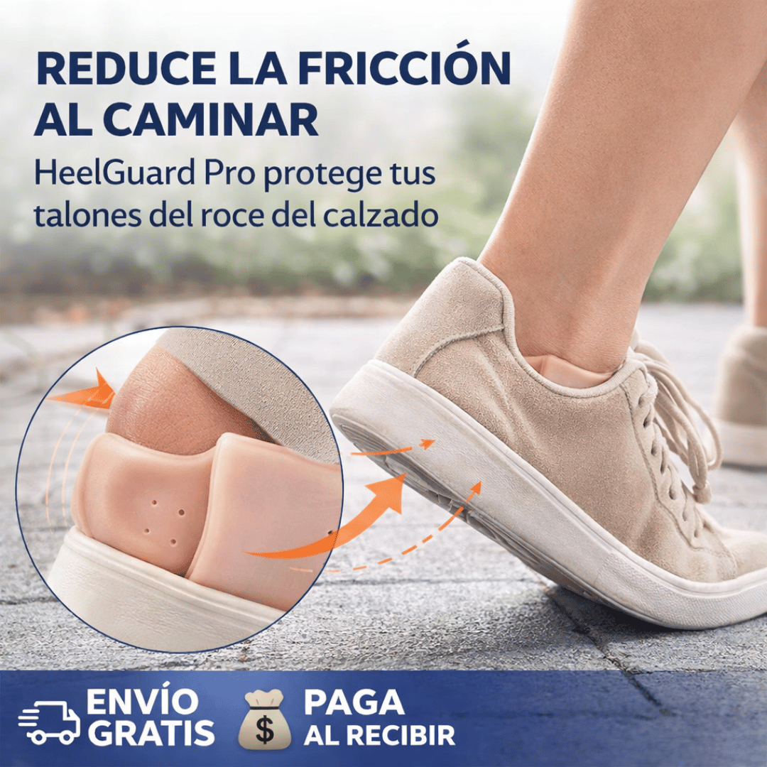 HeelGuard Pro - Protege tus talones y camina con mayor comodidad todo el día