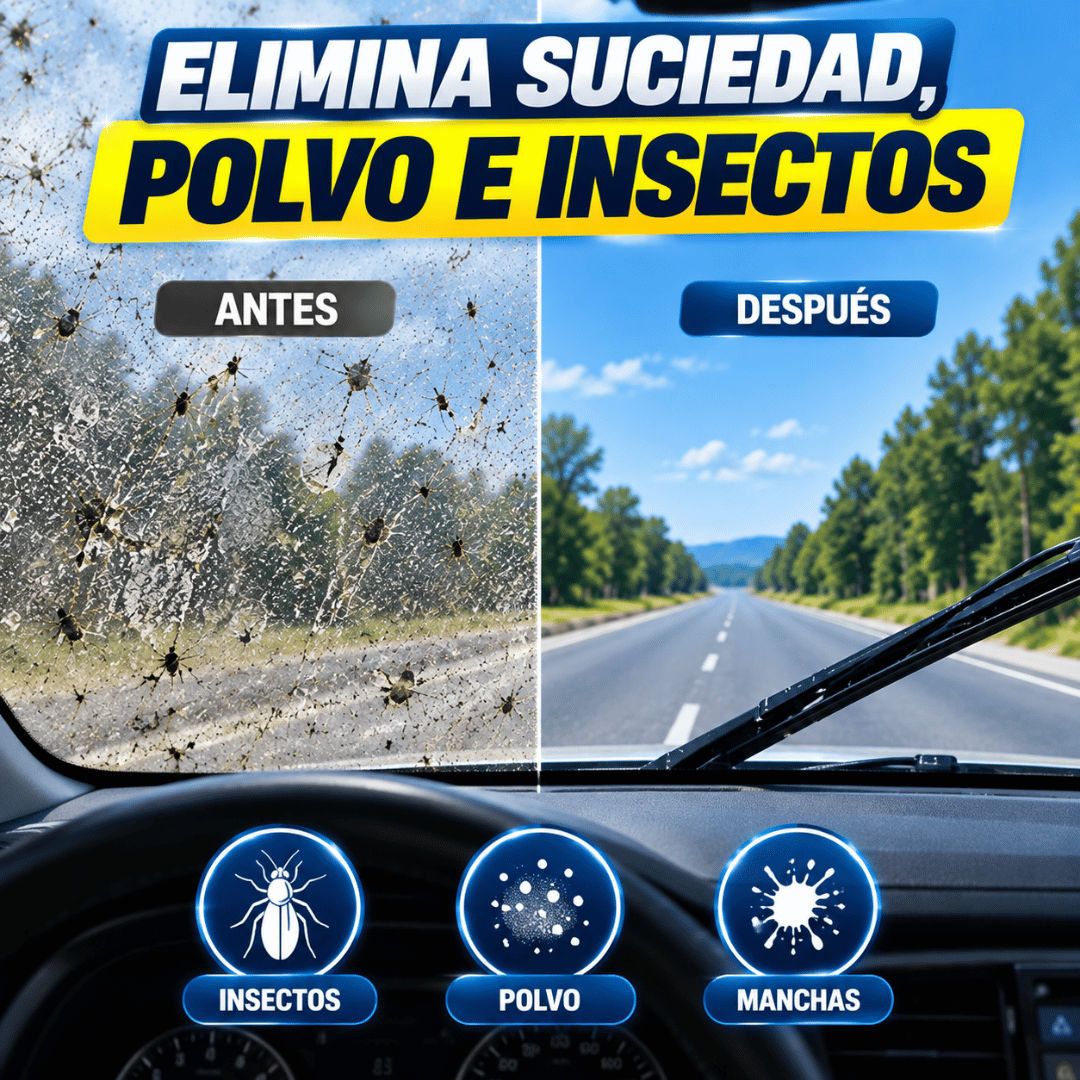 ¡Pack 10 Pastillas Limpia Parabrisas! - Limpia y cuida tu parabrisas de forma fácil y práctica